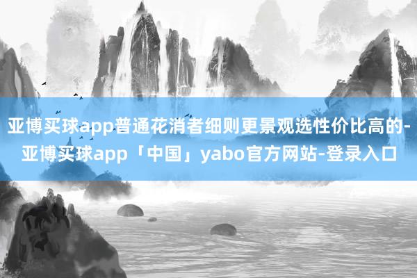 亚博买球app普通花消者细则更景观选性价比高的-亚博买球app「中国」yabo官方网站-登录入口